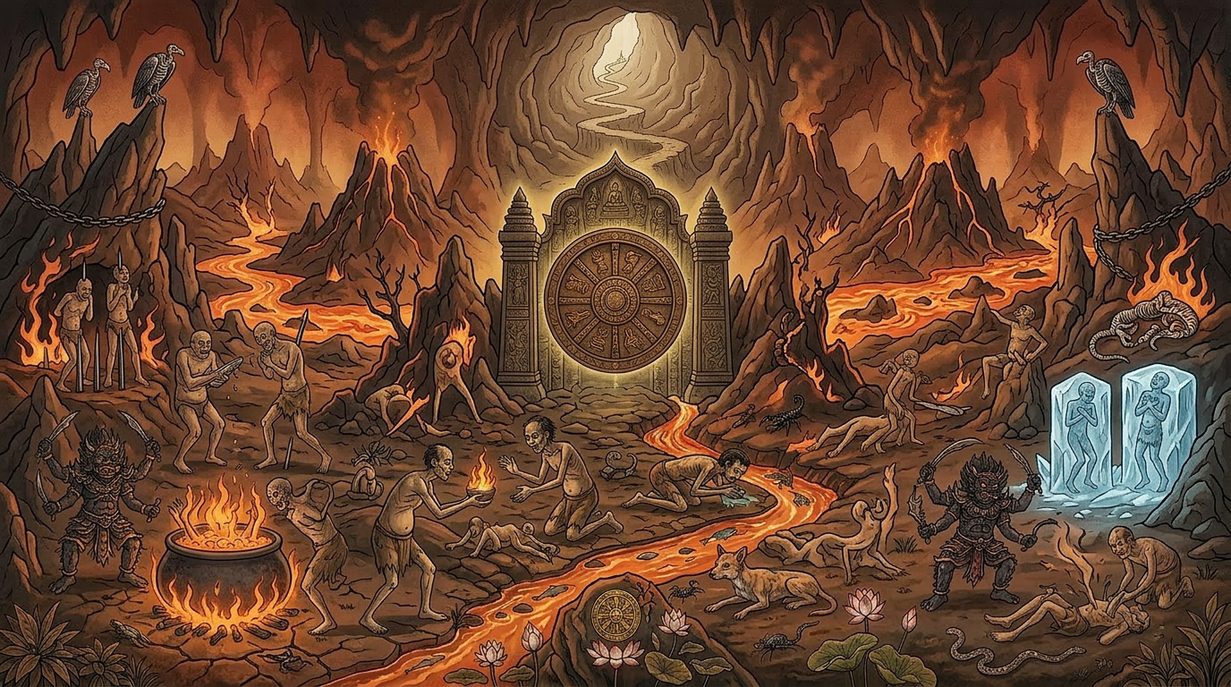 Naraka realm — the hell realm